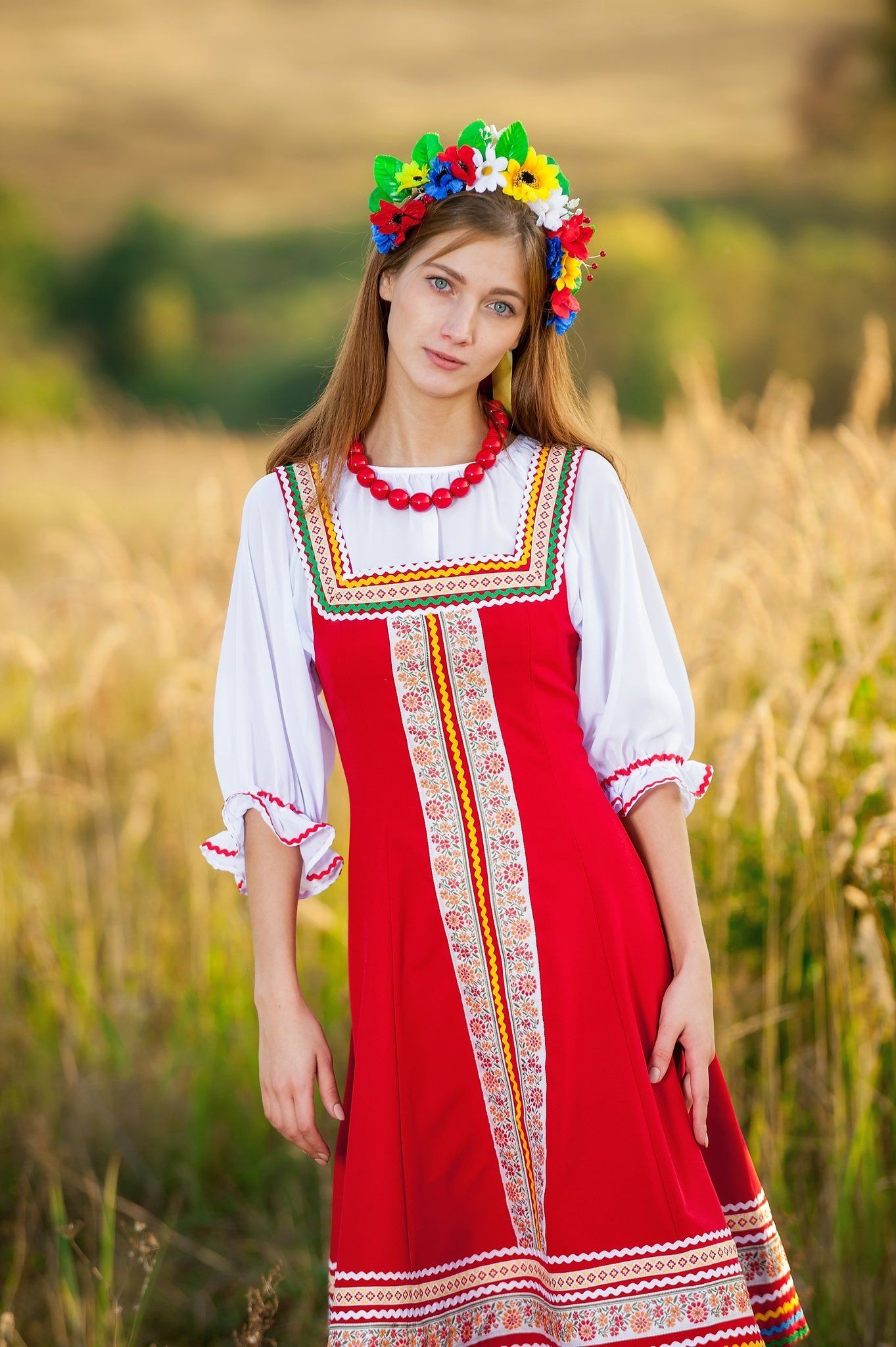 Women in Slavic costumes in Wellington — step in, relax, and chat live